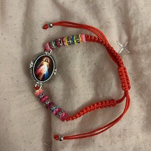 Jesus Christ Red Adjustable Bracelet
